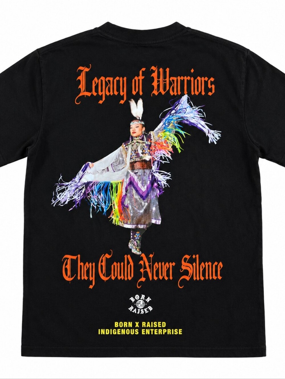 Born x Raised x Indigenous Enterprise "Legacy of Warriors" Tshirt Medium Limited